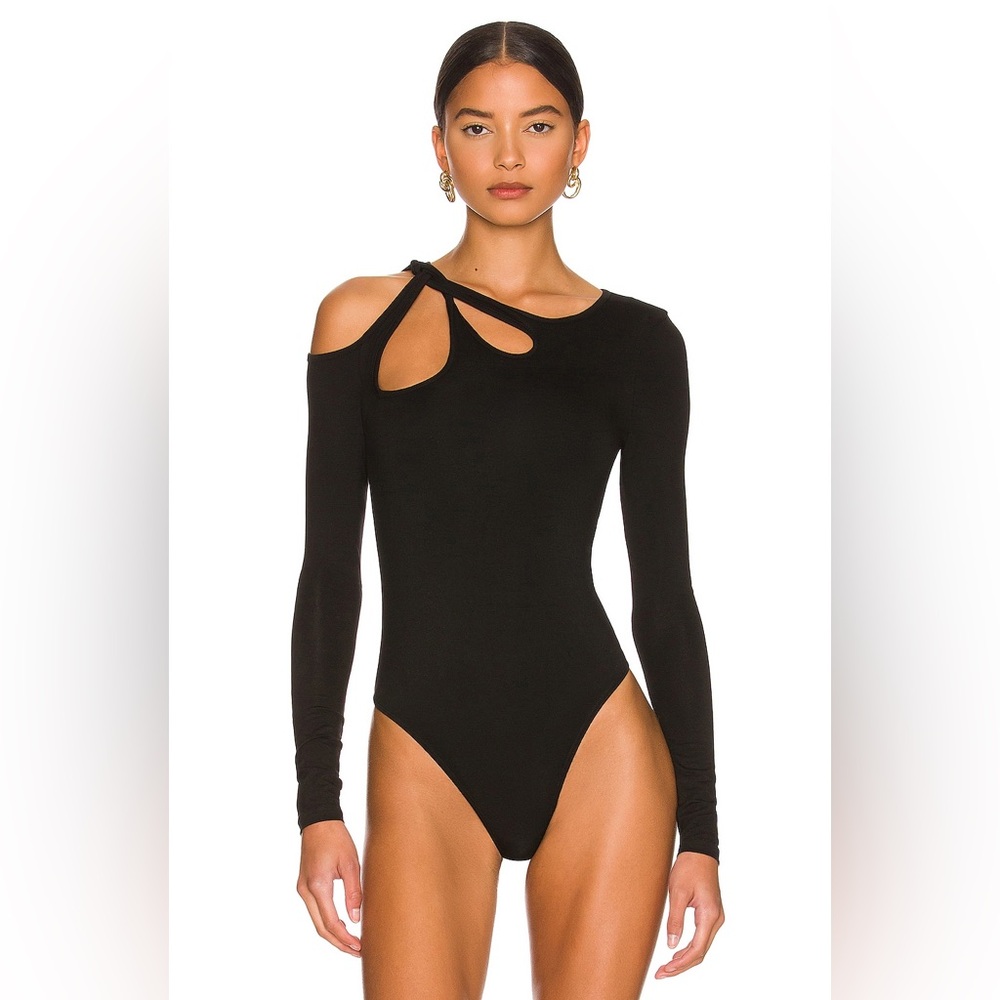 Revolve Superdown Black Yesenia Twist Bodysuit - Picture 2 of 13